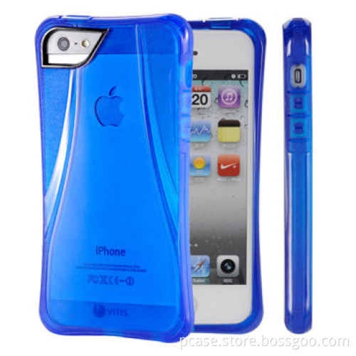 Crystal hard TPU case for iPhone 5, fully protect your phone from drop and scratch
